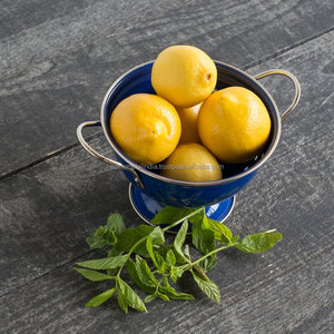 Modern Design Kitchenware Fruits Vegetable Sink Strainer Customized Shape <b>Stainless</b> <b>Steel</b> Blue Decorative <b>Colander</b> for Kitchen - Product Image 6