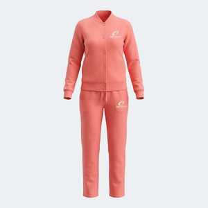 Ensemble de survêtement pour femme en coton 100% respirant, anti-bactérien, à séchage rapide, imprimé, couleurs unies, décontracté, hiver, grande taille, vente chaude - Product Image 6