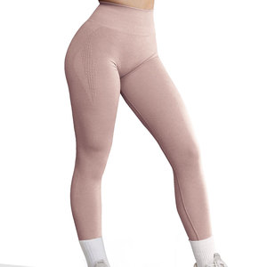 Leggings de Yoga para Mujer, Corte Holgado, con Fruncido en la Parte Trasera, Transpirables y Elásticos, Ropa Deportiva - Product Image 1