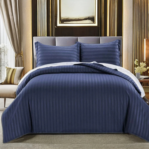 Wholesale French White Luxury 100% Cotton <b>Duvet</b> Cover <b>Set</b> Custom Made Logo Eco-Friendly Bedding <b>Set</b> for Hotel & Home Use - Product Image 6