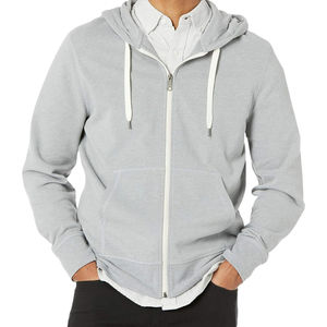 Sweat-shirts à fermeture éclair pour hommes de haute qualité, vêtements décontractés, couleur unie, vente chaude, nouvelle arrivée, vêtements tendance, vente en gros de sweats à fermeture éclair pour hommes - Product Image 2