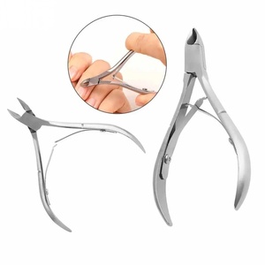 Cortauñas de Acero Inoxidable con Punta Plana y Afilada, Herramienta Profesional para Uñas, Estilo Simple para Adultos - Product Image 1