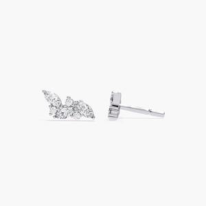 Pendientes de Oro Sólido de 14K con Diamantes Cultivados en Laboratorio de 0.35CT, Certificados por IGI, Elegantes para Novias, Bodas, Aniversarios y Fiestas - Product Image 5