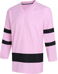 Camiseta de Hockey sobre Hielo de Alta Calidad, Transpirable, Estampada, 100% Poliéster y Algodón, Ropa Deportiva para Exteriores, Logotipo Personalizado - Product Image 2