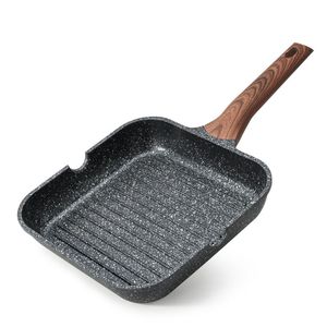 Stylish Aluminum Non-Stick Sauté Cooking <b>Pan</b> with Even Heating Base and Comfortable Heat Safe Soft Grip Handle - Product Image 1