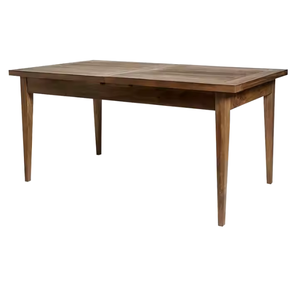 Rectángulo de mesa de comedor minimalista de madera de teca con madera de teca de primera calidad para mesa de comedor y mesa de dormitorio - Product Image 1
