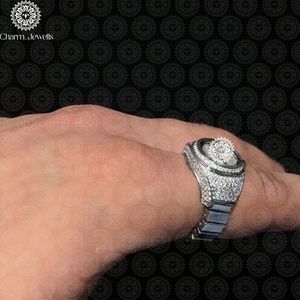 Montre de luxe Charm Jewells en acier inoxydable 30 mm avec accents de diamants, mouvement mécanique, résistance à l'eau 10 bars, date automatique, unisexe - Product Image 4
