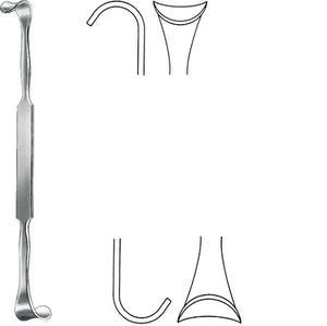 Instruments chirurgicaux ORL : Crochet de trachéotomie manuel en acier inoxydable, 15 cm, pointe acérée, réutilisable, certifié CE par Med Innovations - Product Image 3