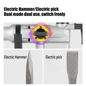 <span class=keywords><strong>Taladro</strong></span> Eléctrico de 1200W, Taladros Industriales, Martillo Eléctrico de Demolición para Concreto, Rotomartillo Eléctrico - Product Image 3