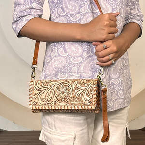 Bolso Bandolera Pequeño de Moda 2026, Cartera, Monedero, Bolso de Mano de Cuero Vacuno Genuino Hecho a Mano, Mini Bolso de Diseño para Mujer - Product Image 4