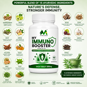 MY HERBALS MY IMMUNO BOOSTER Extracto de Planta 500mg Tableta Fórmula Herbal Antioxidante y de Bienestar Inmunológico Diario Para Hombres y Mujeres - Product Image 4