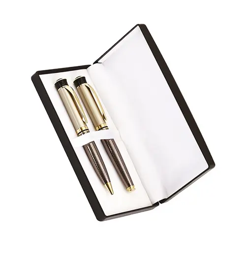 Bester Großhandel Günstige Luxus Design Stilvolles Design Roller Ball Pen mit Box und Text marker Stift Bürobedarf Stifte zum Verschenken