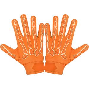 Gants de football américain respirants faits à la main, grande taille, avec paume rembourrée antidérapante, ajustables, pour le sport et les activités manuelles - Product Image 4