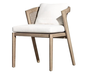 Wholesale Modern New Design Outdoor Furniture 6 Seater Handwoven Wicker Back Garden Teak Dinning <b>Table</b> Set - Product Image 6