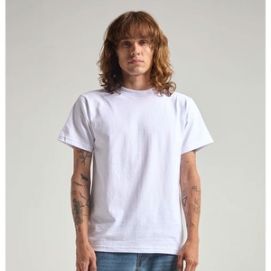 T-shirt blanc à imprimé animal pour homme, col rond décontracté, manches courtes, impression numérique, coton respirant - Product Image 1