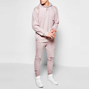 Chándal de Alta Calidad con Lavado Ácido y Efecto Desgastado para Hombre, Personalizable, Estilo Vintage, Ropa Urbana, Poliéster/Algodón, Efecto Desteñido por el Sol, Precios Económicos - Product Image 4