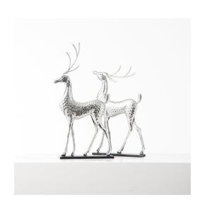 Sculpture de cerf en métal aluminium de qualité supérieure pour la décoration artisanale du salon et les décorations de Noël - Product Image 4