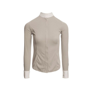 Customized Women's Equestrian Base Layer Show <b>Shirts</b> Breathable Elastic Fabric Horse Riding Clothing Short Sleeves Modern Luxury - Product Image 3