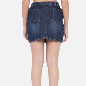 Denim Skirt New Summer Fashion Casual Wear Button Custom Logo Women Short Denim Skirts Women Mini Skirt 2026 OEM Serviced - Product Image 3