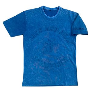 Camiseta de Manga Corta con Estampado en Relieve, Cuello Redondo Informal para Hombre y Mujer, Ropa de Uso Diario, Ropa Deportiva y de Estilo de Vida - Product Image 1