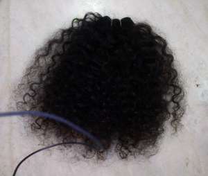 Venta al por mayor Kinky Curl Indian Remy Virgen Extensiones de cabello humano para Raw Temple de alta calidad - Product Image 2