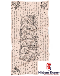 Pañuelo Cuadrado Personalizado con Diseño Impreso, OEM ODM, Etiqueta Privada, Sensación de Seda, Chal de Moda, Fabricante Textil, Fábrica en India - Product Image 2