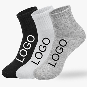 Calcetines deportivos de punto unisex al por mayor, transpirables, lisos, regulares, para hombre, en venta en línea a bajo precio. - Product Image 3