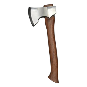 Outdoor Mini <b>Axe</b> With Reliable Steel Head And Wooden Handle For <b>Camping</b> Hiking Bushcraft Garden Work Wood Chopping And Daily Out - Product Image 1
