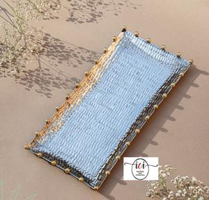 Bandejas Metálicas para Servir Alimentos y Chocolate, Vajilla Más Vendida, Utensilios de Cocina para el Hogar, Bandejas de la India - Product Image 1