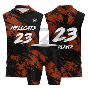 Uniformes de football américain pour hommes en polyester et élasthanne respirant extensible dans quatre directions - Product Image 6