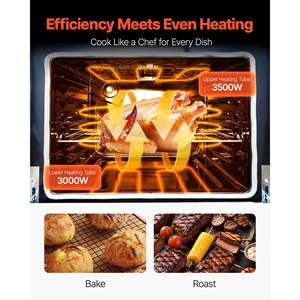 Estufa de cocina independiente de acero inoxidable compacta de 30 pulgadas y 4 quemadores 4,8 Cu. Pie. Capacidad Horno de rango eléctrico Temporizador de 30 minutos - Product Image 4