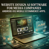 Logiciel d'IA pour la conception de sites web destiné aux entreprises de médias, plugin WordPress Shopify, applications mobiles Android iOS, logiciel d'IA pour le commerce électronique, ERP, CRM