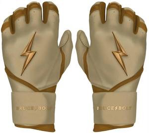 Gants de frappe en cuir blanc Bruce Bolt, légers, durables, à enfiler, ambidextres, personnalisables, unisexes, pour adultes - Product Image 3