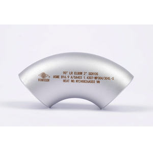 Oferta Especial: Codo de Acero Inoxidable Sin Costura de 90 Grados, Curvatura de Cabeza Redonda de Radio Largo, Estándar ASME B16.9 A SA403 - Product Image 3