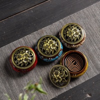Nouveaux brûleurs d'encens en céramique, porte-encens pour cônes et bâtonnets, décoration bouddhiste pour la maison, salon de thé, salle de yoga, ornements de bureau, brûleur d'arômes
