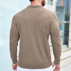 Camiseta Polo de Manga Larga para Hombre, 100% Algodón, Personalizada al por Mayor, Fabricantes de Prendas, Camiseta Polo Casual de Secado Rápido con Logotipo Personalizado - Product Image 4