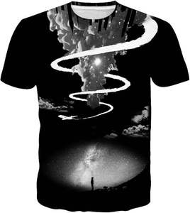 Camiseta Deportiva de Cuello Redondo para Hombre, 100% Algodón, Transpirable, Ecológica, con Logotipo Personalizado de Alta Calidad, Impresa en Serigrafía - Product Image 5