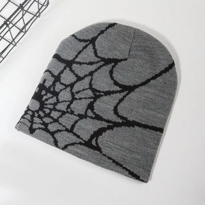 Casquette en laine personnalisée avec logo 2026 |   Imprimé intégral Plain Spider Coupe classique |   Bonnet d'hiver unisexe doux OEM - Product Image 3