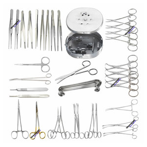 Juego de 44 Piezas de Instrumentos Quirúrgicos Manuales de Acero Inoxidable para Extracción de Venas, Kit de Cirugía Venosa Ambulatoria - Product Image 1