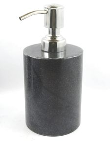 Stone Era Elegant Black Marble Bathroom <b>Set</b> Luxury Eco-Friendly Durable Accessories Organizer <b>Soap</b> Dispenser Toothbrush Holder - Product Image 4