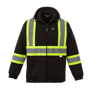 Chaqueta de Seguridad Impermeable de Alta Visibilidad para Hombre, Ropa de Trabajo Reflectante para Invierno, Chaqueta Cortavientos para Construcción y Seguridad 2026 - Product Image 1