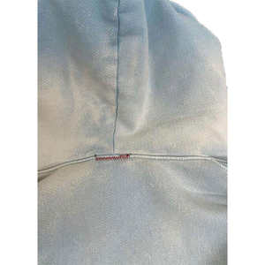 เสื้อฮู้ดดี้ผ้าฝ้ายเฟรนช์เทอร์รี่คุณภาพสูงแบบสั่งทำพิเศษ สไตล์สตรีทแวร์ยอดนิยม ดีไซน์ขาดๆ แบบครอป แฟชั่น - Product Image 4