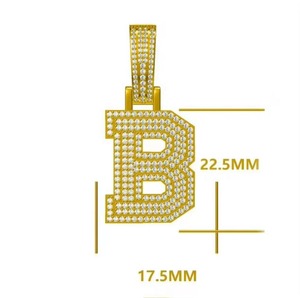 Classic Design <b>Letter</b> Moissanite Engagement Pendant With Adjustable Chain Fine Jewelry For Women Available At Best Price - Product Image 4
