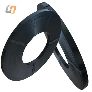 supplier in china black painted belt blue packing high tensile steel strap metal for pallets manufacturers band