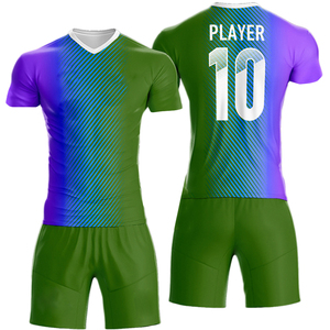 Ensemble de maillots de football en polyester respirant et antibactérien, sublimation, unisexe, kit de football, séchage rapide, vêtements d'entraînement pour équipe - Product Image 3