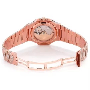 Reloj Mecánico de Lujo con Moissanita, Probador de Diamantes, Reloj Iced Out para Hombre, Bisel de Acero Inoxidable, Reloj de Rapero con Diamantes VVS - Product Image 4