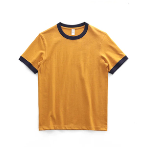 T-shirt Ringer Femme Coupe Slim Rétro avec Bordure Contrastante Personnalisable – Prix Usine - Product Image 5