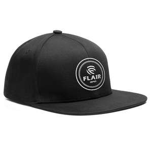 Gorra Snapback Personalizada de 6 Paneles con Visera Plana – Gorra de Algodón Sarga Negro Azabache Premium para Streetwear al por Mayor OEM - Product Image 2