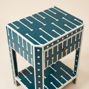 Table de chevet en os incrusté, meuble de salon, vente en gros, provenance Inde - Product Image 3