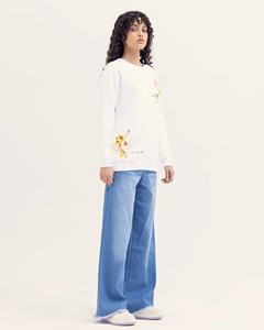 Nouveau sweat-shirt en polaire pour femme, respirant, uni, avec options de logo personnalisé dans plusieurs styles - Product Image 2